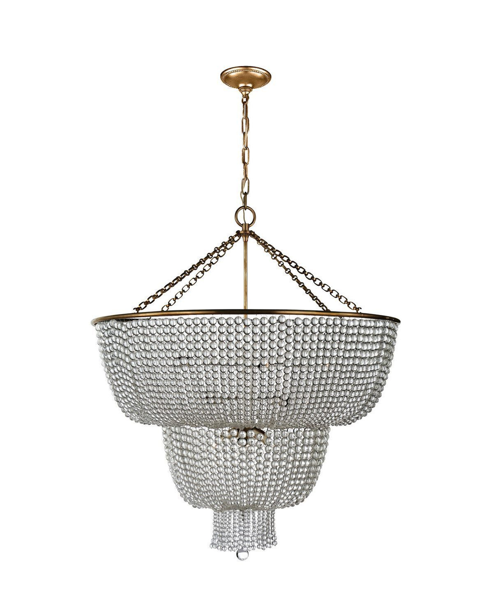 Большая стеклянная люстра “Карла”