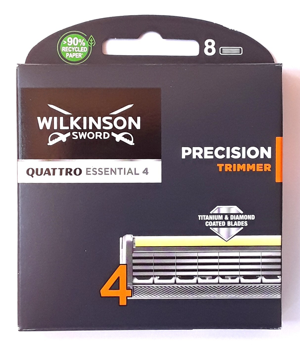 Wilkinson Sword кассеты Quattro Titanium Precision Trimmer 8шт