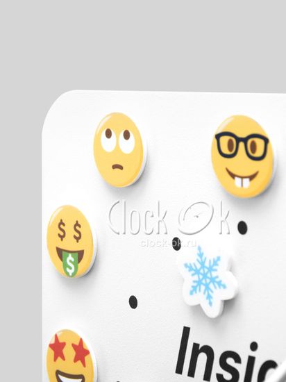 Настенные часы с магнитиками "Ins People 01"