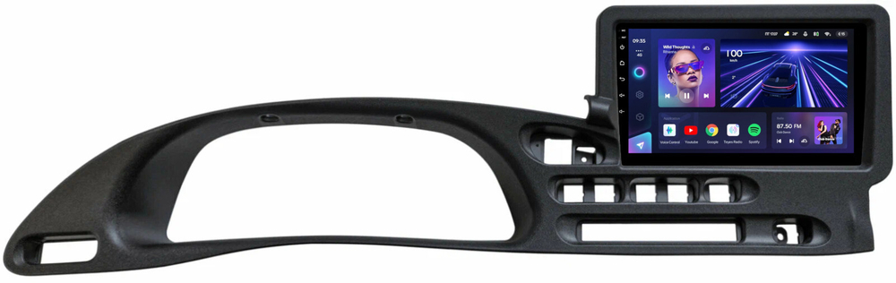 Магнитола для Chevrolet Niva, Lada Niva Travel (любая комплектация, цельная рамка) - Teyes CC3 на Android 10, QLED, ТОП процессор, 4Гб+32Гб, CarPlay, 4G SIM-слот