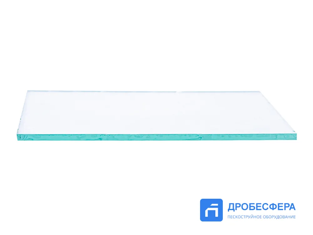 Стекло наружное 160х120х4 мм для шлема пескоструйщика Comfort арт. 10130002