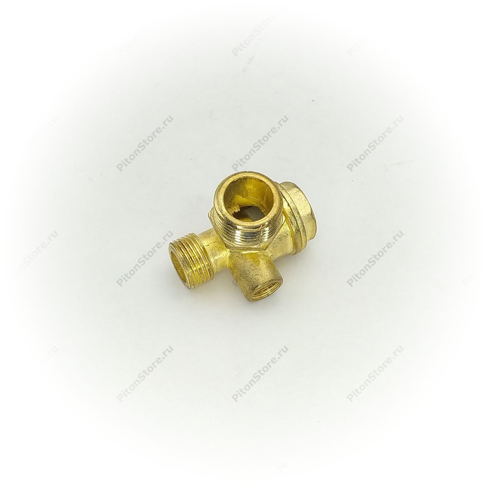 Клапан компрессора обратный (вход/выход: 3/8"Н - 1/2"Н, трубка:Вн) [AEZ]