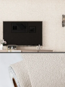 Обои самоклеящиеся рулонные "Рогожка" ПВХ мягкие влагостойкие 3D декоративные 50х280 см