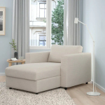 Кресло-шезлонг - IKEA VIMLE/ВИМЛЕ ИКЕА, 68х164х111 см, белый