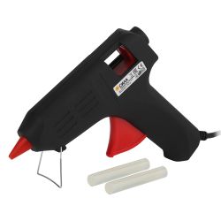 Термопистолет клеевой СИЛА SGG40-01 40Bт под стержень 11мм в комплекте 11мм х 7cм 2шт | Сила