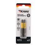 Бита для шуруповерта Torx T25х50 мм (2 шт./уп.) KRANZ