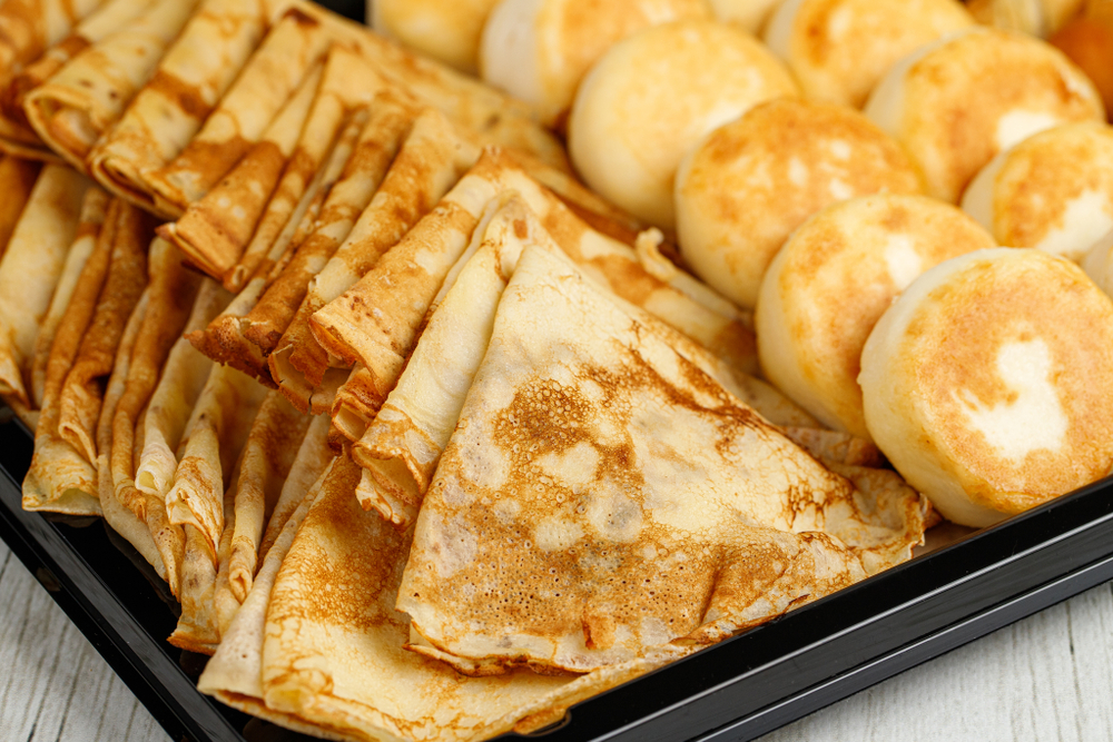 Платтер завтрак с блинчиками 24 шт.