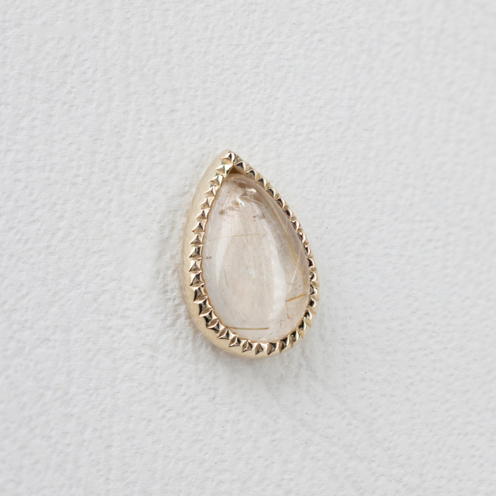 Grisant teardrop tops with natural stone