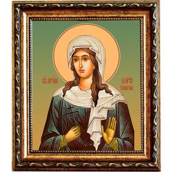 Дария Тимагина мученица. Икона на холсте.