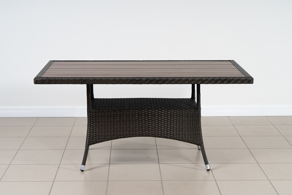 Стол прямоугольный, столешница ДПК, коллекция Крит