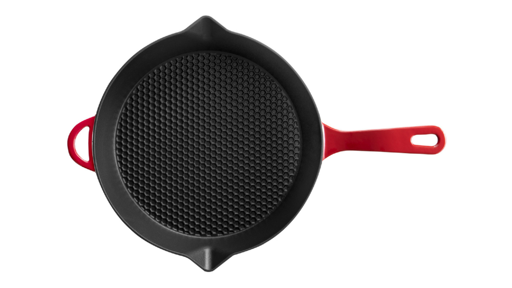 Сковорода 28см Voeux L'amour красная