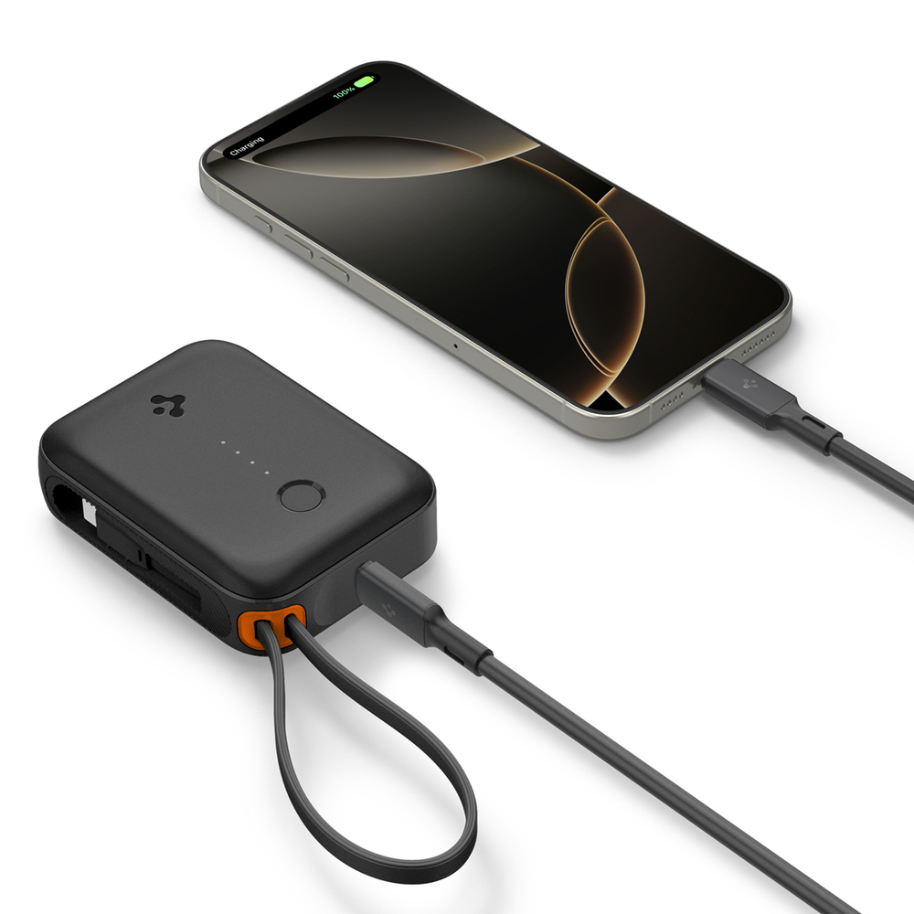 Внешний аккумулятор Spigen Essential 10000 mAh (30W) черный