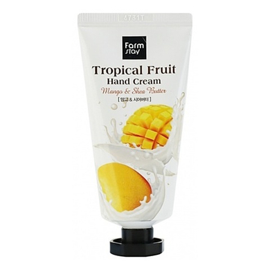 FarmStay Крем для рук тропические фрукты - Tropical fruit hand cream mango and shea butter, 50мл