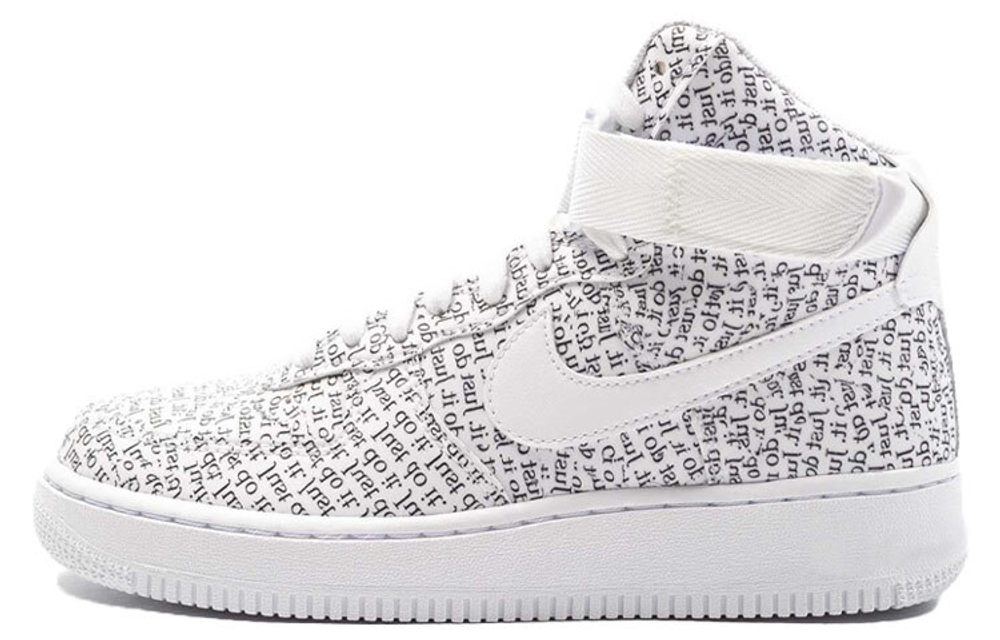 Кроссовки Nike Air Force 1 Lx Just Do It Pack White (Женская размерная сетка)