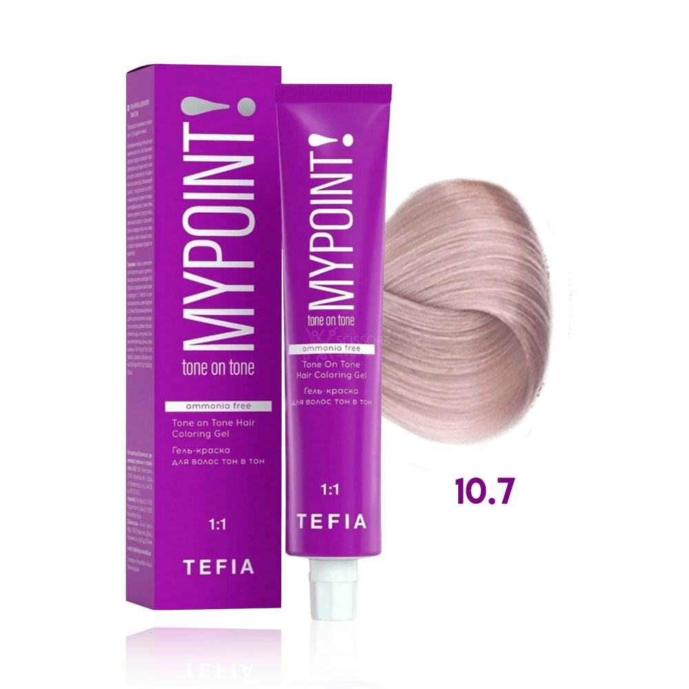 TEFIA  Гель краска для волос тон в тон, 60 мл