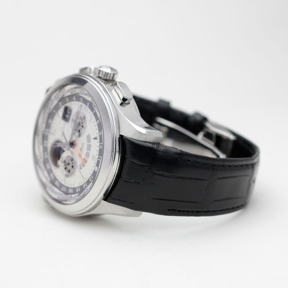Ремешок для часов Zenith Chronomaster El Primero Open чёрный из аллигатора