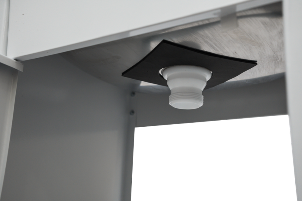 Умывальник дачный "Комфорт" ВИХРЬ с подогревом, нержавейка, белый