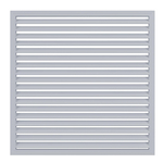 Экран радиаторный ПР фланец 600х600 пластик Gray ERA