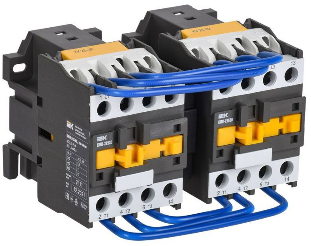 Контактор КМИ-22530 реверс 25А 400В/АС3 2НО KARAT IEK KKM23-025-400-20-1