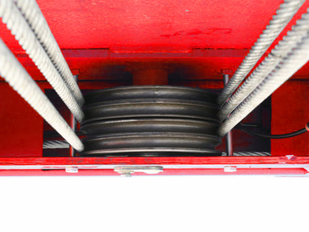 A440AH (KHL-4000A) Подъемник четырехстоечный, 4 тонны, под 3D сход-развал (Красный)