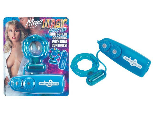 Эрекционное кольцо Seven Creations Light Up с выносным пультом