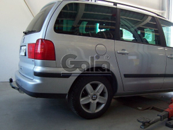 Фаркоп оцинкованный Galia F104C для Ford Galaxy 2000-2006, SEAT Alhambra 2000-2010, Volkswagen Sharan 2000-2010(паспорт и сертификат в комплекте)(без электрики)