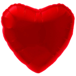 Шар фольгированный Сердце 45 см (Красный)