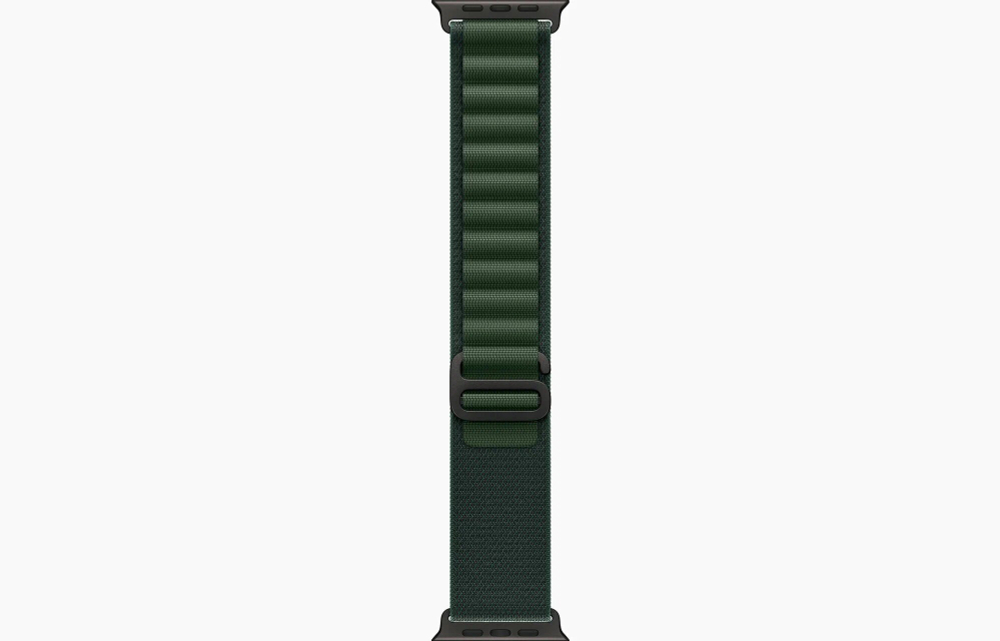 Умные часы Apple Watch Ultra 2 (2024), 49mm, Black Titanium Case, Dark Green Alpine Loop (S)