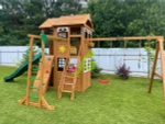 Детская площадка Клубный домик 2 с рукоходом Luxe