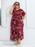 Платье женское "Маки"