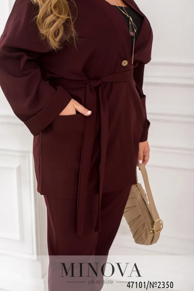 Костюм 2350-бордо Minova