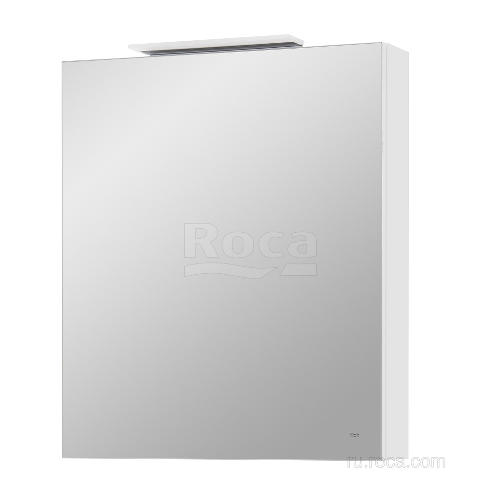 Зеркальный шкаф Roca Oleta 60 левый, белый матовый, 857645501