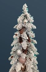 Елка заснеженная "Новый год!"