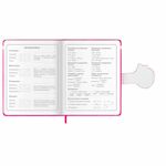 Дневник 1-4 класс 48 л., кожзам (твердая), застежка, ЮНЛАНДИЯ, "Клубнички", 106942