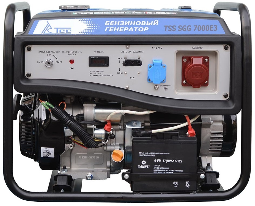 Бензиновый генератор ТСС SGG 7000 E3 (новая модель) — Фото №2 