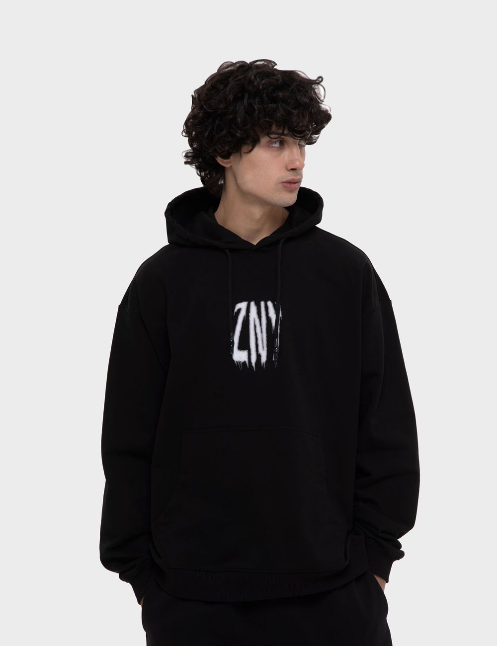 Худи ZNY TAG LOGO Черный