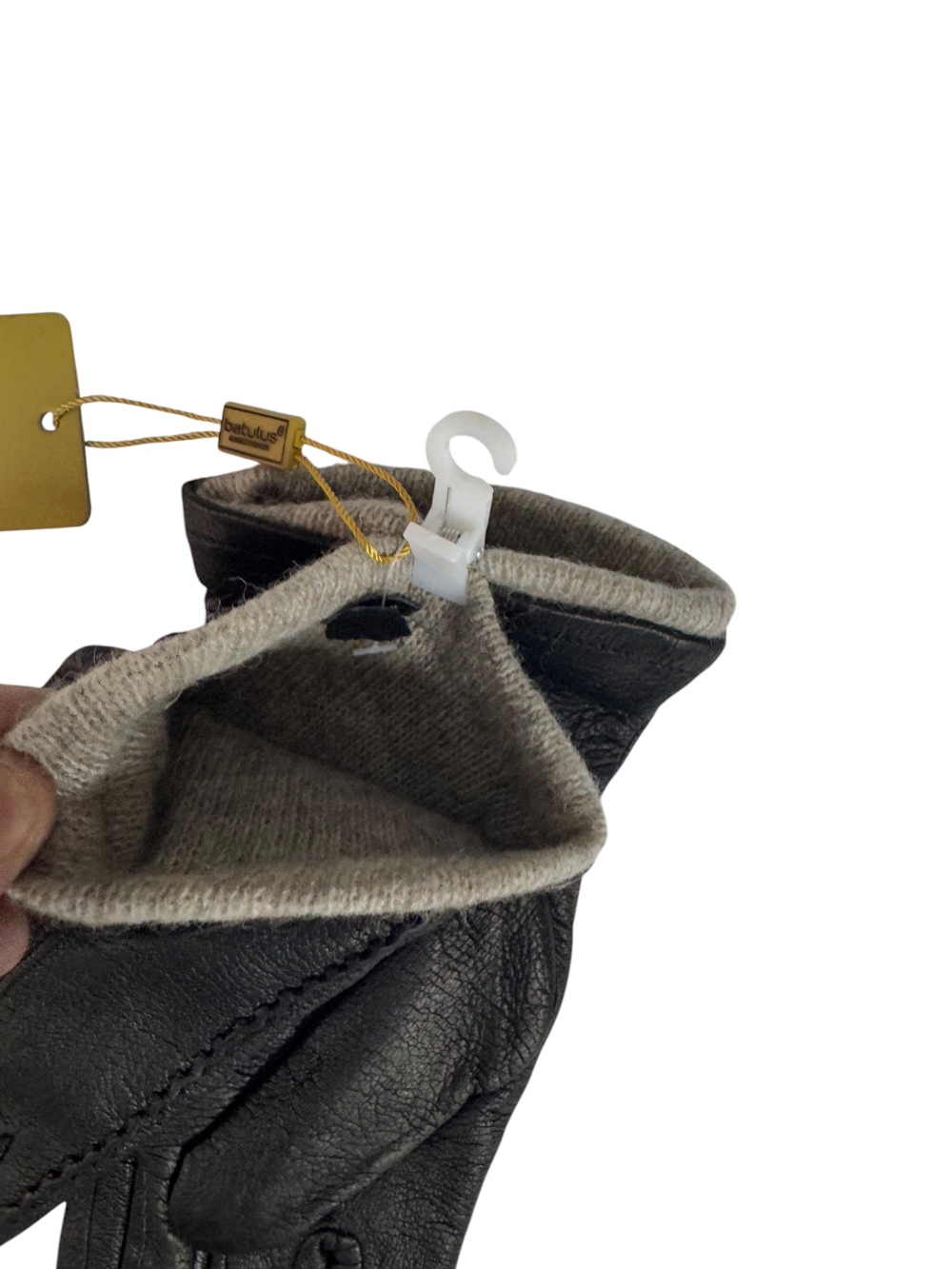 Перчатки. Женские. Материал верха: Кожаные. Кожа оленя. Подклад: Трикотаж-шерсть. 5 шт в упаковке.