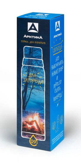 Термос Арктика 900 мл. Красный.