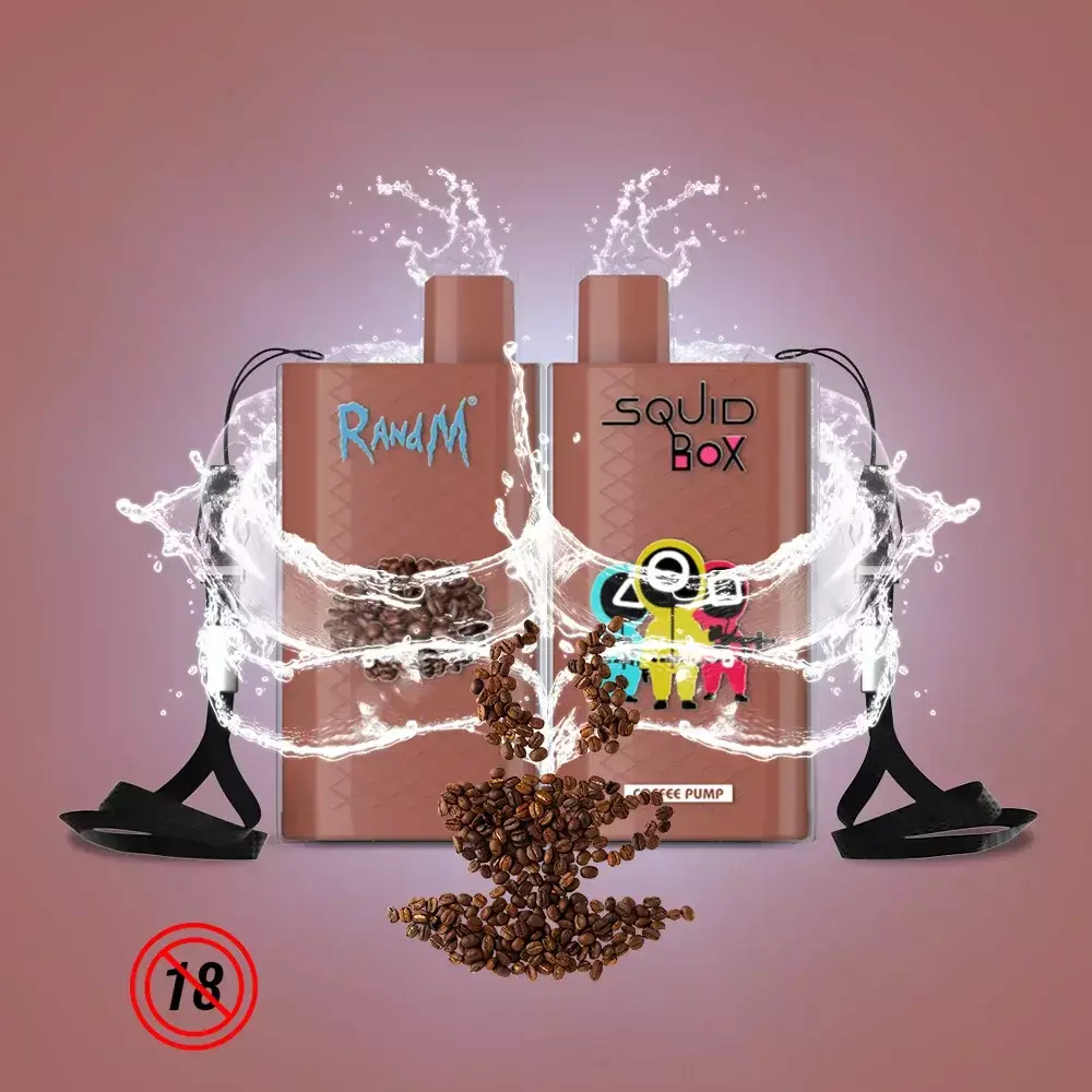 RandM  Squid Box 5200 - Coffee Pump (5% nic)