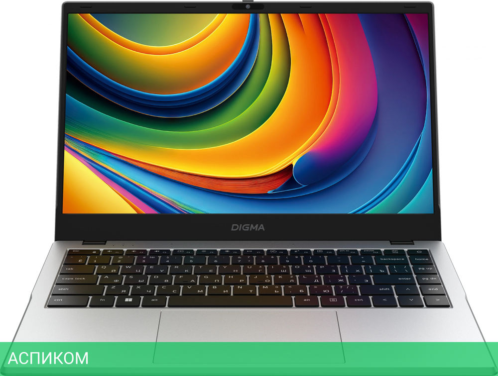 Ноутбук Digma EVE C4801 N100 Silver (DN14N1-8CXW01)