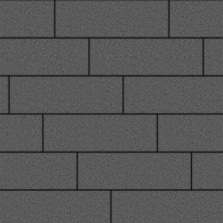 Тротуарная плитка ПРЯМОУГОЛЬНИК 750х250 мм - Стандарт Серый