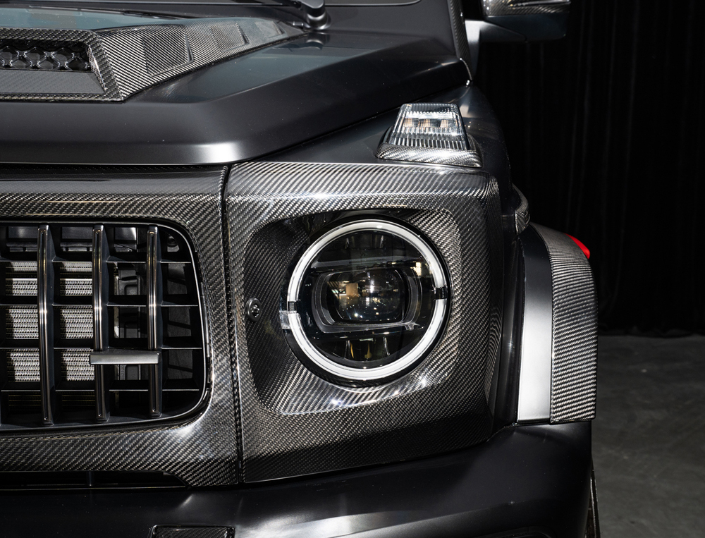 Карбоновые рамки поворотников для Mercedes Benz G class W465 G63 G500 G550 2025+ Гелик Гелентваген