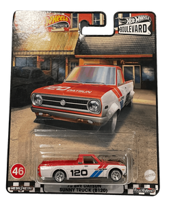 Hot Wheels Premium Boulevard '75 BRE Datsun Sunny Truck (B120) (2022)