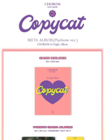 Альбом CHOBOM (Apink) - COPYCAT 1st Single META Album PLATFORM Version