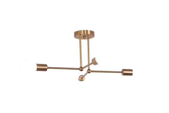 PD-LED-LINE1-R001-E27*4 GOLD (1) Люстра NW