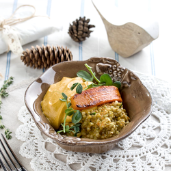 Тарелка глубокая 31.8см Casafina By Costa Nova Madeira Harvest Mediterranea кремовая