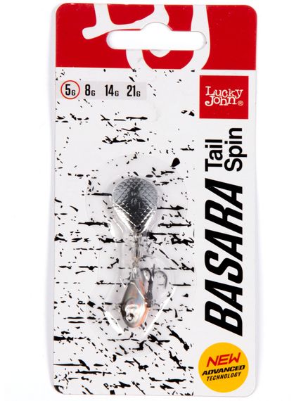 Тейл-спиннер Lucky John BASARA TAIL SPIN 05.0г 001 в блистере