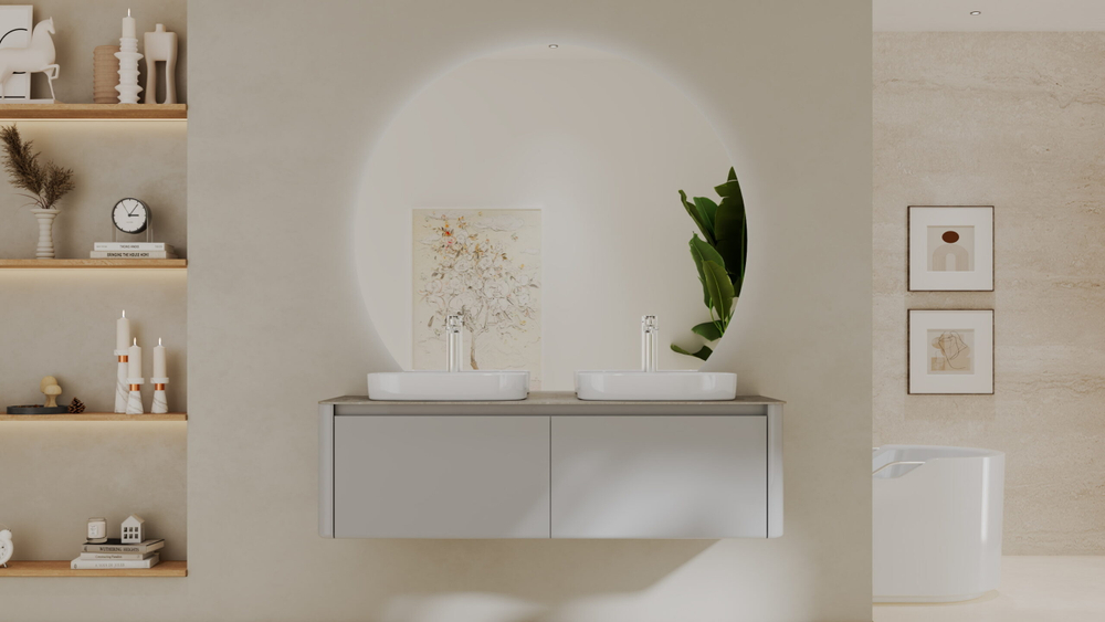 Тумба с раковиной Black&White U915.1400-2 Double