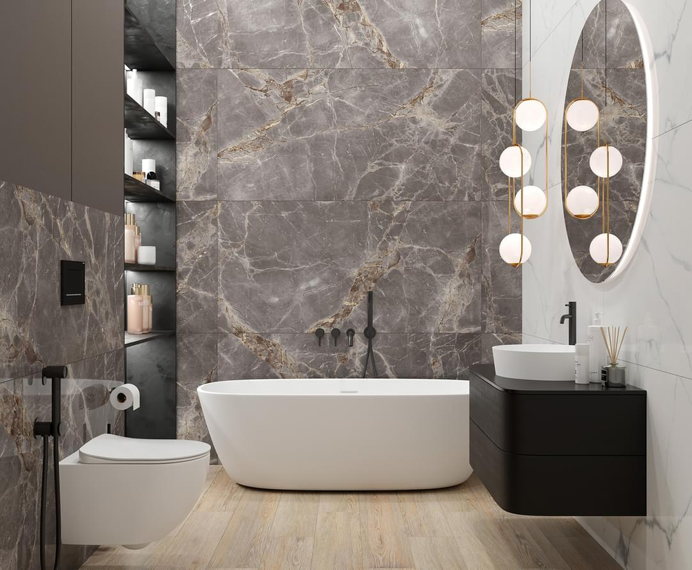 Laparet Nebula Grey Полированный 80x80