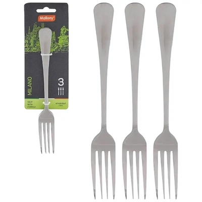 Набор вилок столовых MILANO, 3 шт